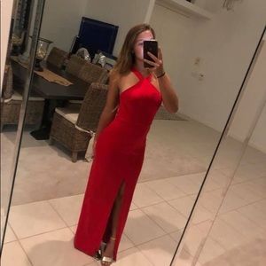 Red gown size 4